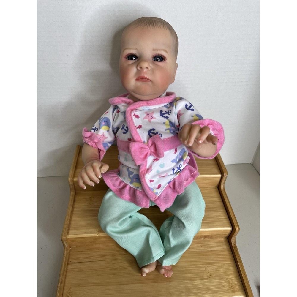 Reborn Baby Doll Girl • Lifelike Newborn • Crybaby Face - Picture 3 of 7
